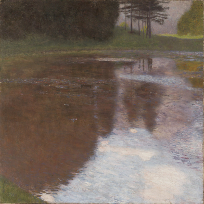 Gustav Klimt - Quiet pond in the park of Appeal 1899
